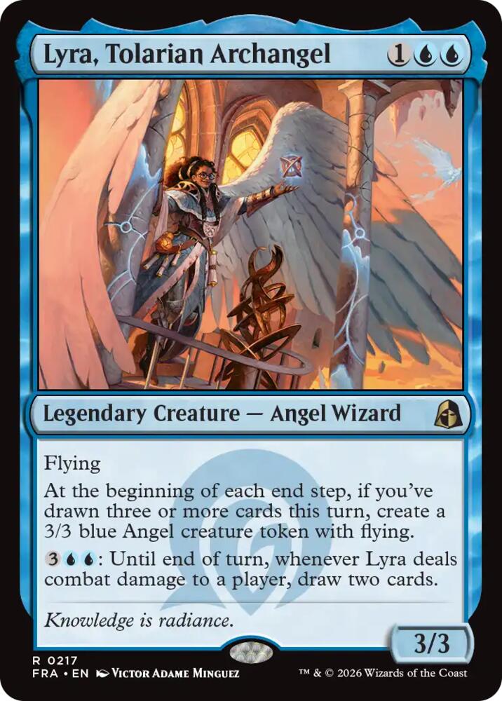 Lyra, Tolarian Archangel - Reality Fracture (FRA) 217 - FOIL