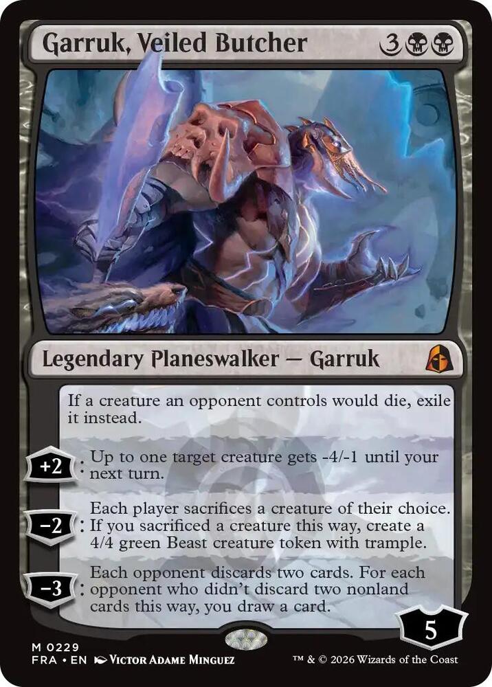 Garruk, Veiled Butcher - Reality Fracture (FRA) 229 - FOIL