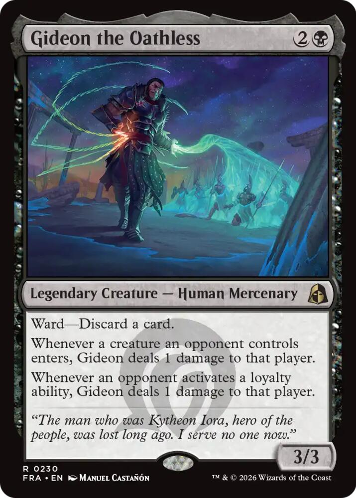 Gideon the Oathless - Reality Fracture (FRA) 230 - FOIL
