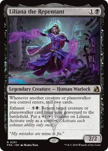 Liliana the Repentant - Reality Fracture (FRA) 231 - FOIL