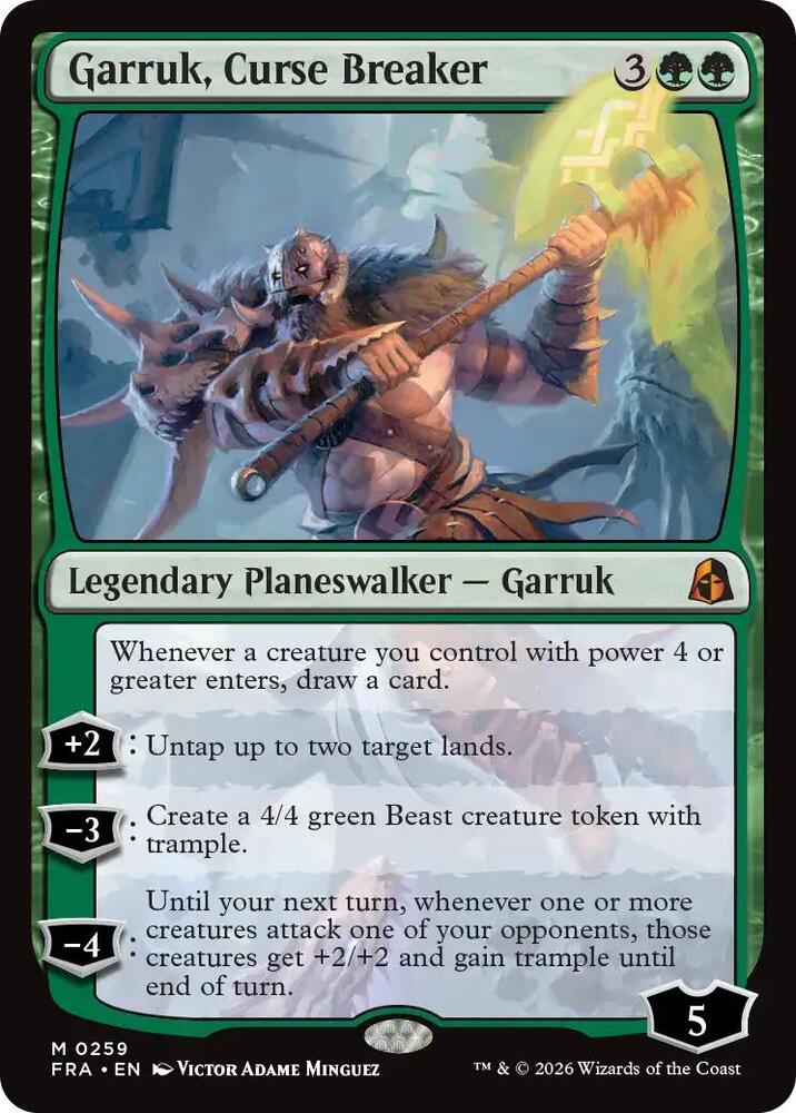 Garruk, Curse Breaker - Reality Fracture (FRA) 259 - FOIL