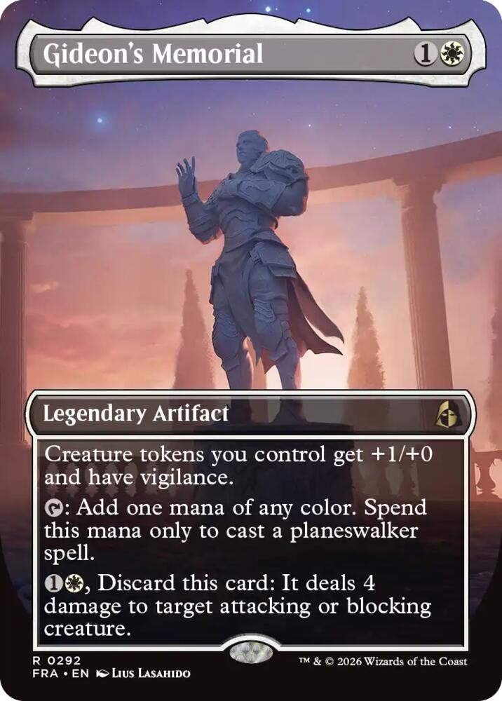 Gideon's Memorial (Borderless) - Reality Fracture (FRA) 292 - FOIL