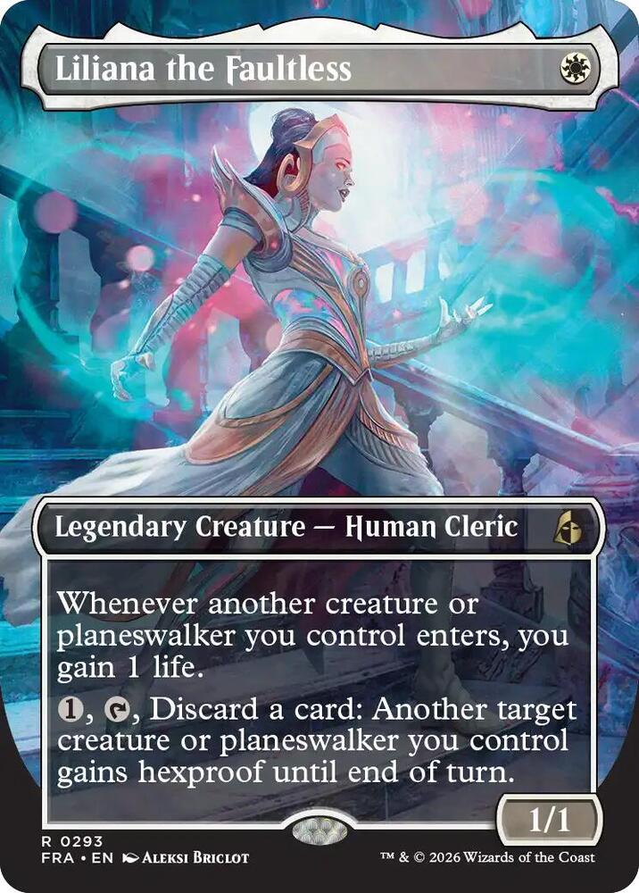 Liliana the Faultless (Borderless) - Reality Fracture (FRA) 293 - FOIL