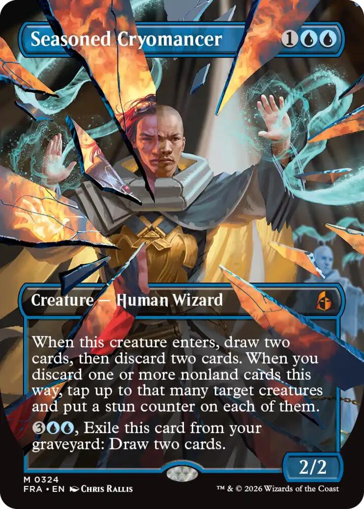 Seasoned Cryomancer (Borderless) (0324) - Reality Fracture (FRA)