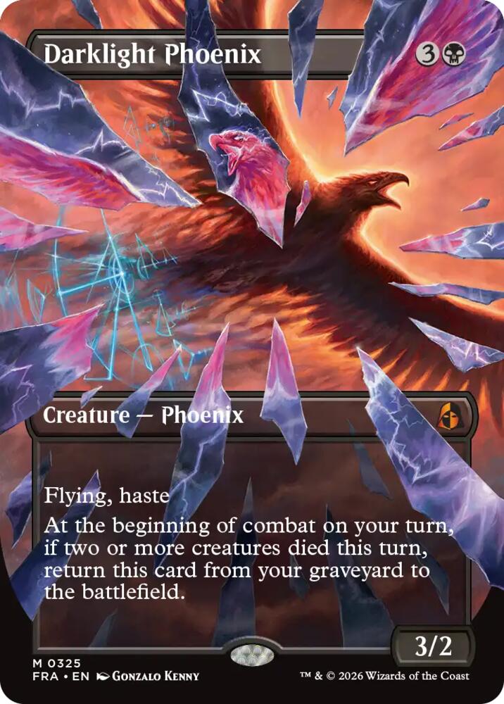 Darklight Phoenix (Borderless) (0325) - Reality Fracture (FRA)