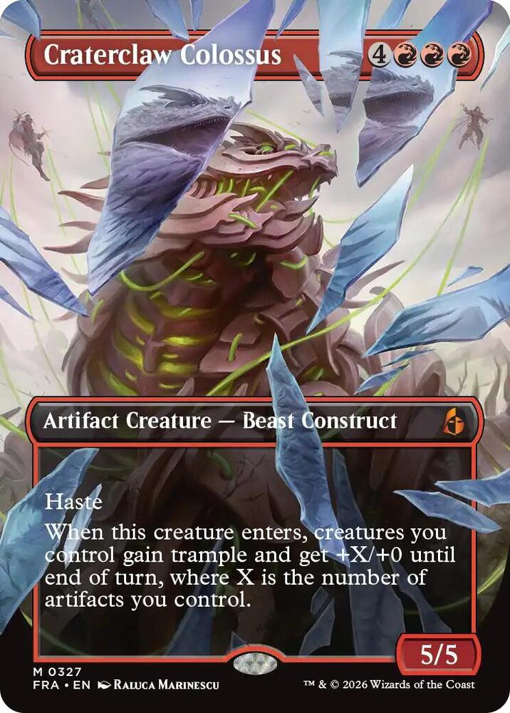Craterclaw Colossus (Borderless) (0327) - Reality Fracture (FRA)