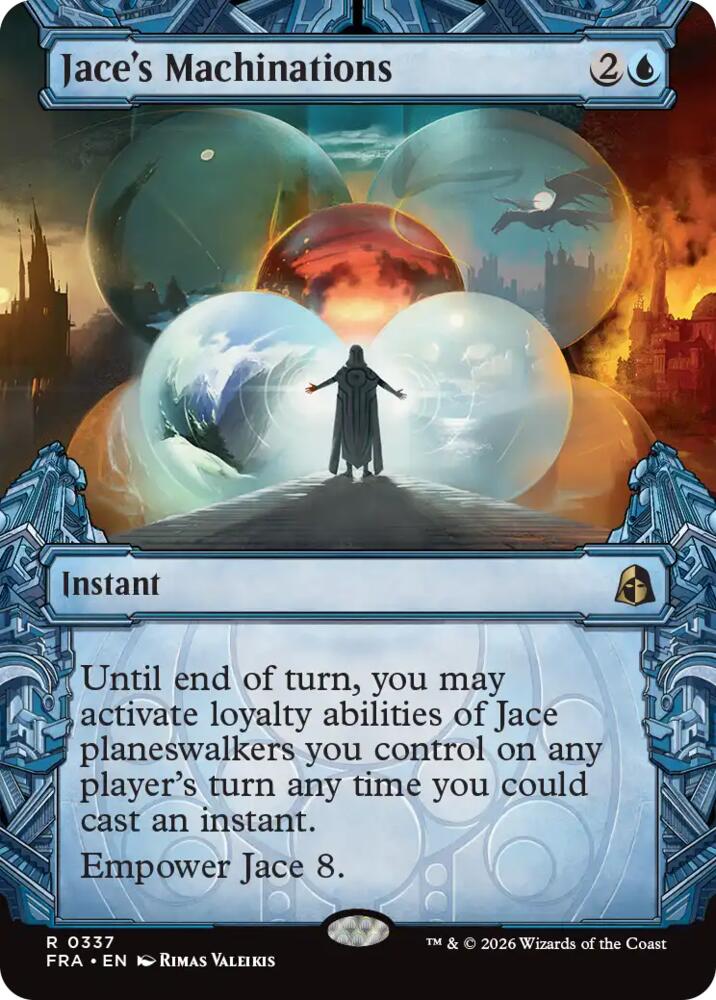 Jace's Machinations (Showcase) - Reality Fracture (FRA) 337 - FOIL