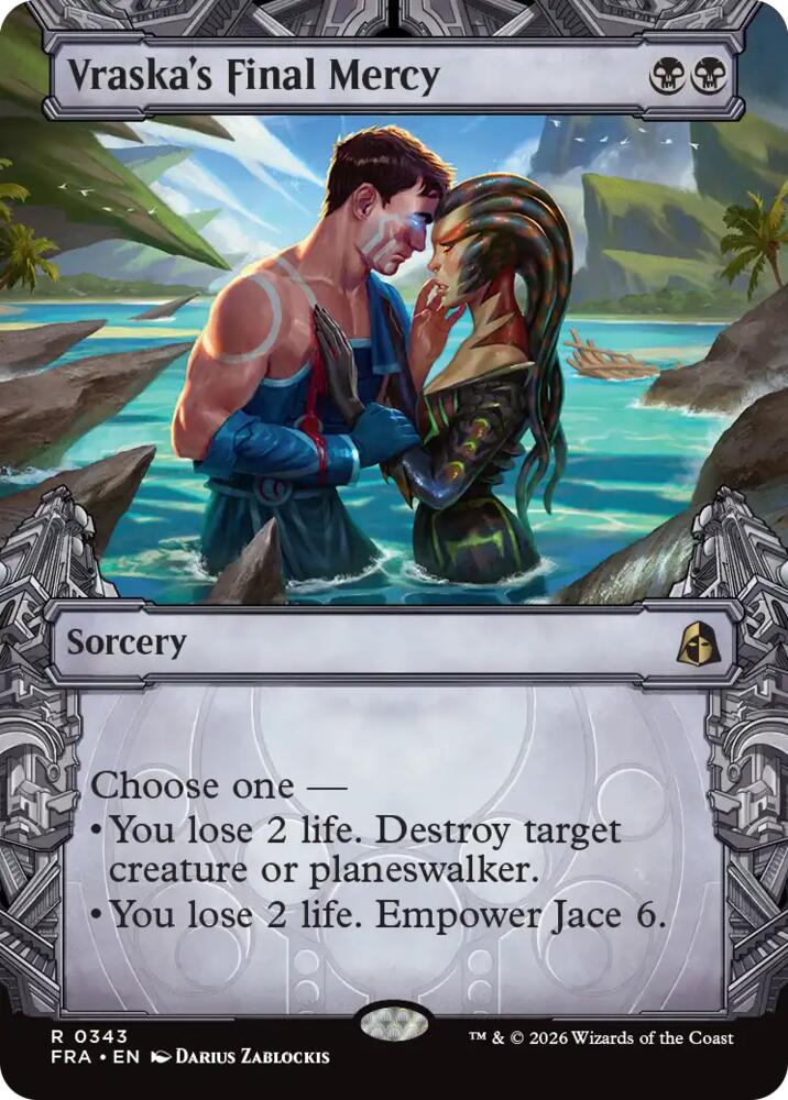Vraska's Final Mercy (Showcase) - Reality Fracture (FRA) 343 - FOIL