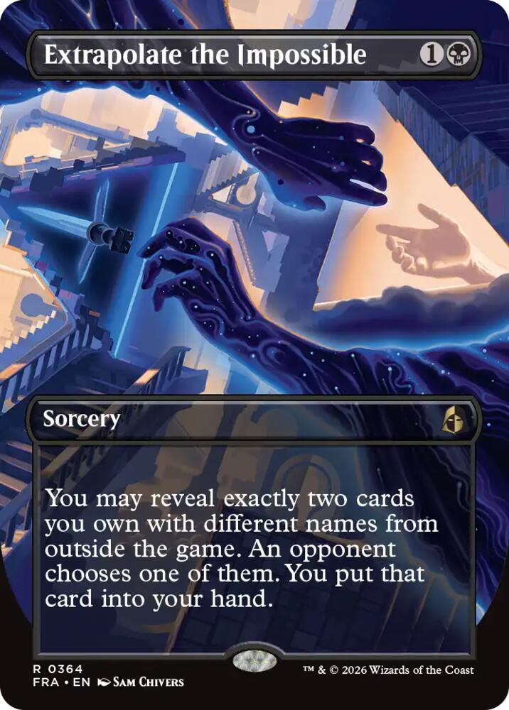 Extrapolate the Impossible (Borderless) - Reality Fracture (FRA) 364 - FOIL