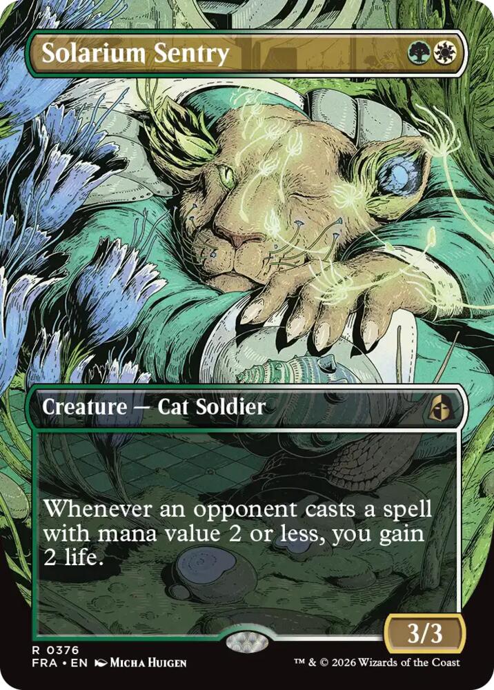 Solarium Sentry (Borderless) - Reality Fracture (FRA) 376 - FOIL