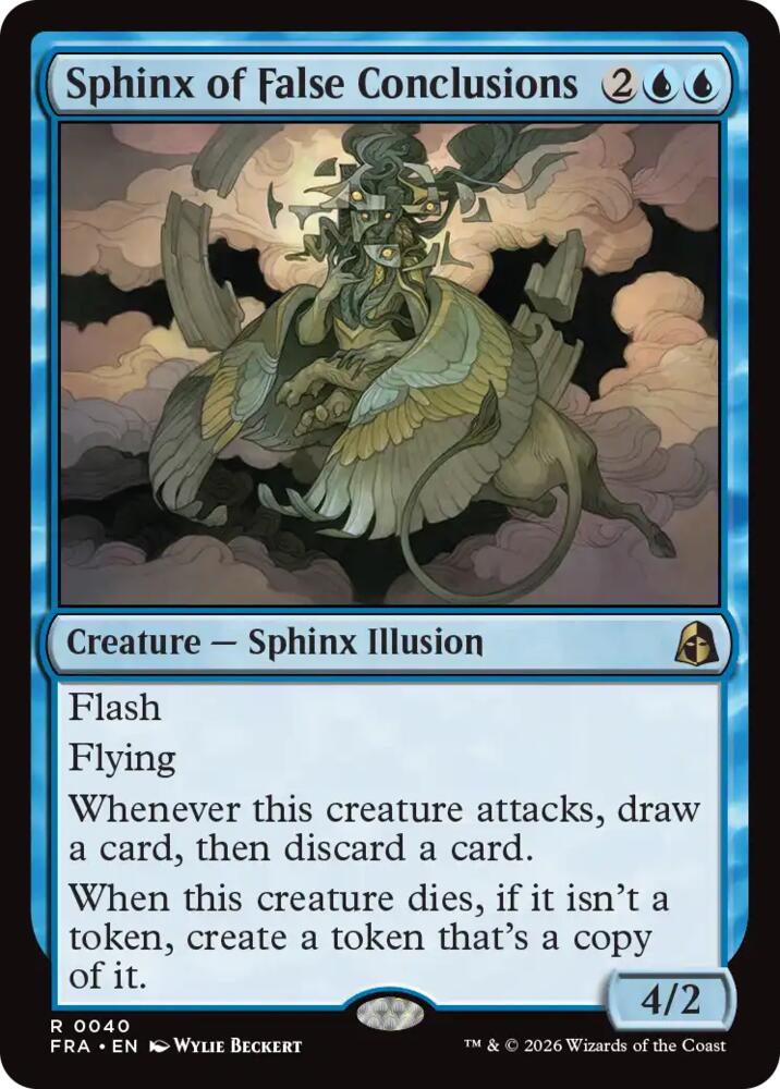 Sphinx of False Conclusions - Reality Fracture (FRA) 40 - FOIL