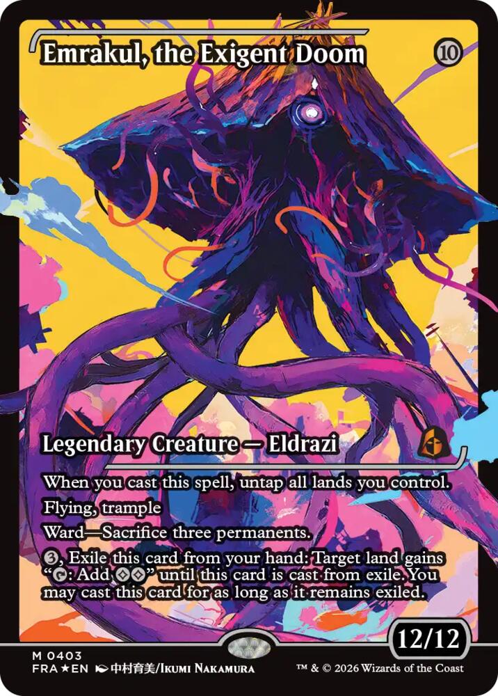 Emrakul, the Exigent Doom (Showcase) - Reality Fracture (FRA) 403 - FOIL