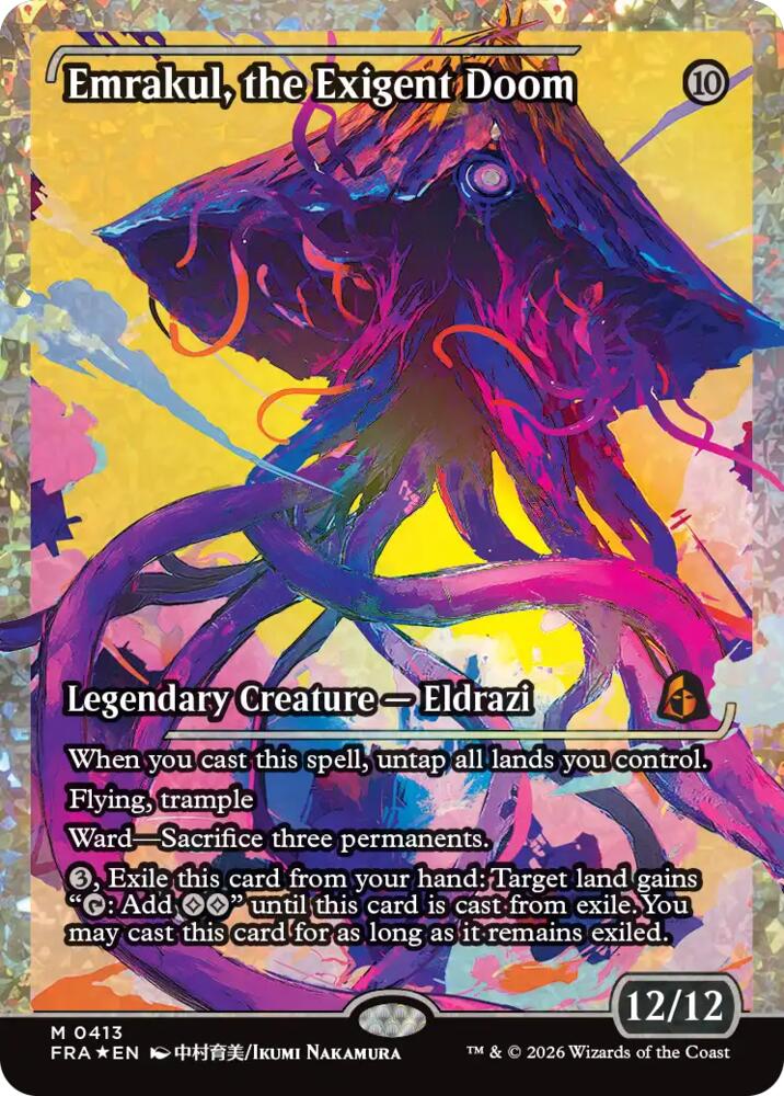 Emrakul, the Exigent Doom (Showcase) (Fracture Foil) - Reality Fracture (FRA) 413 - FOIL