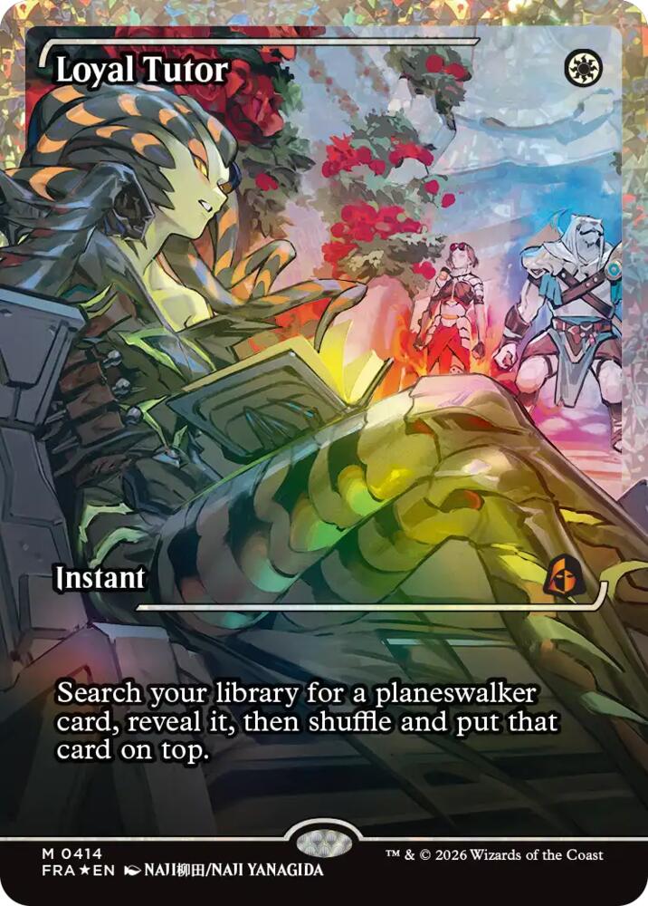 Loyal Tutor (Showcase) (Fracture Foil) - Reality Fracture (FRA) 414 - FOIL
