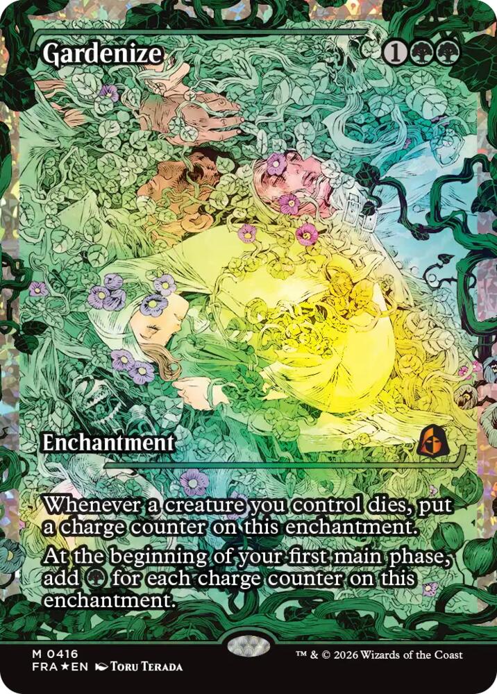 Gardenize (Showcase) (Fracture Foil) (0416) - Reality Fracture (FRA) - FOIL