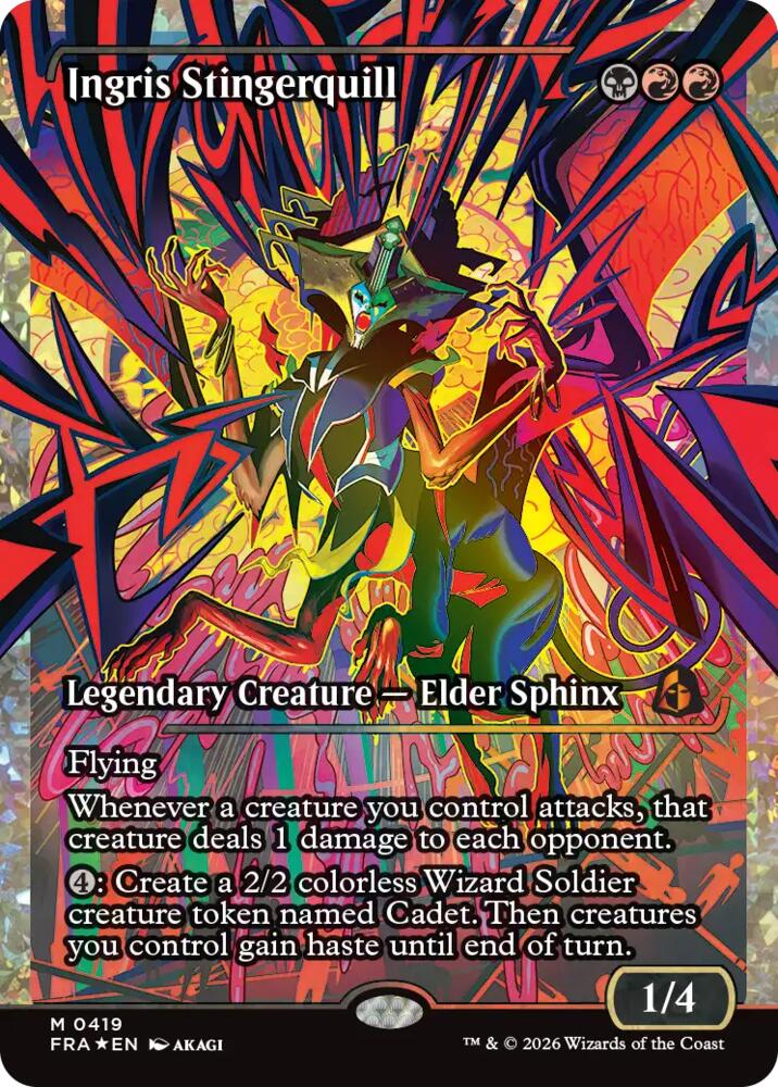Ingris Stingerquill (Showcase) (Fracture Foil) (0419) - Reality Fracture (FRA) - FOIL