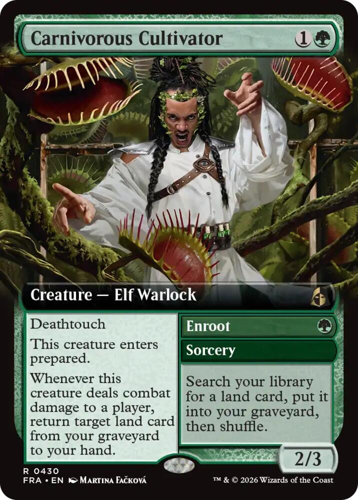Carnivorous Cultivator (Extended Art) - Reality Fracture (FRA) 430 - FOIL