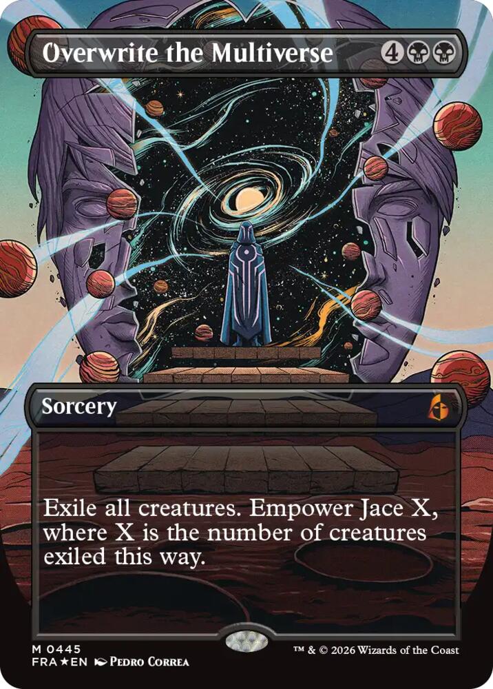Overwrite the Multiverse (Borderless) - Reality Fracture (FRA) 445 - FOIL