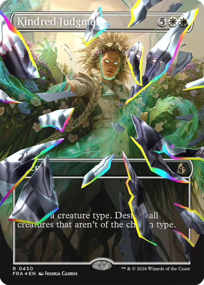 Kindred Judgment (Borderless) (Facet Foil) - Reality Fracture (FRA) 450 - FOIL