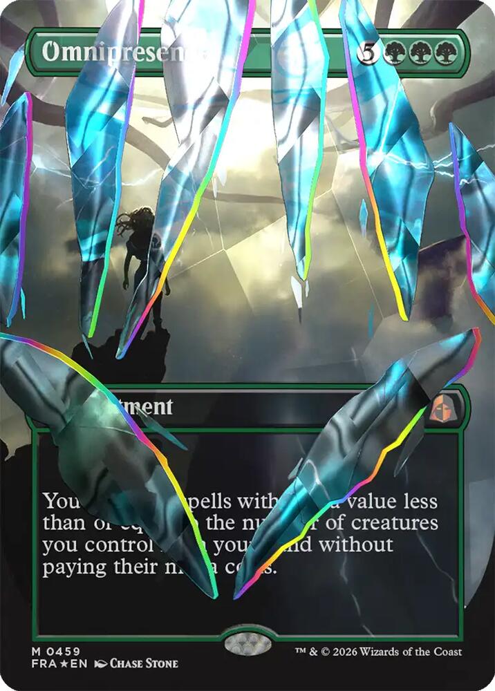 Omnipresence (Borderless) (Facet Foil) (0459) - Reality Fracture (FRA) - FOIL