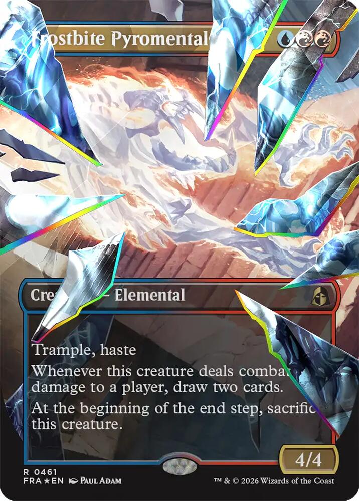 Frostbite Pyromental (Borderless) (Facet Foil) - Reality Fracture (FRA) 461 - FOIL