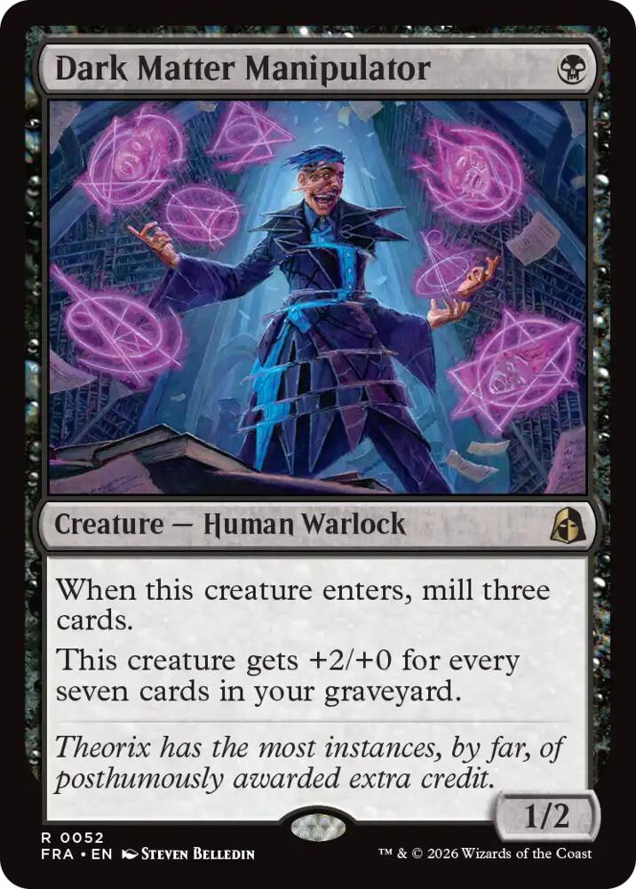 Dark Matter Manipulator - Reality Fracture (FRA) 52 - FOIL