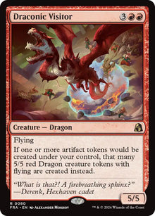 Draconic Visitor - Reality Fracture (FRA) 80 - FOIL