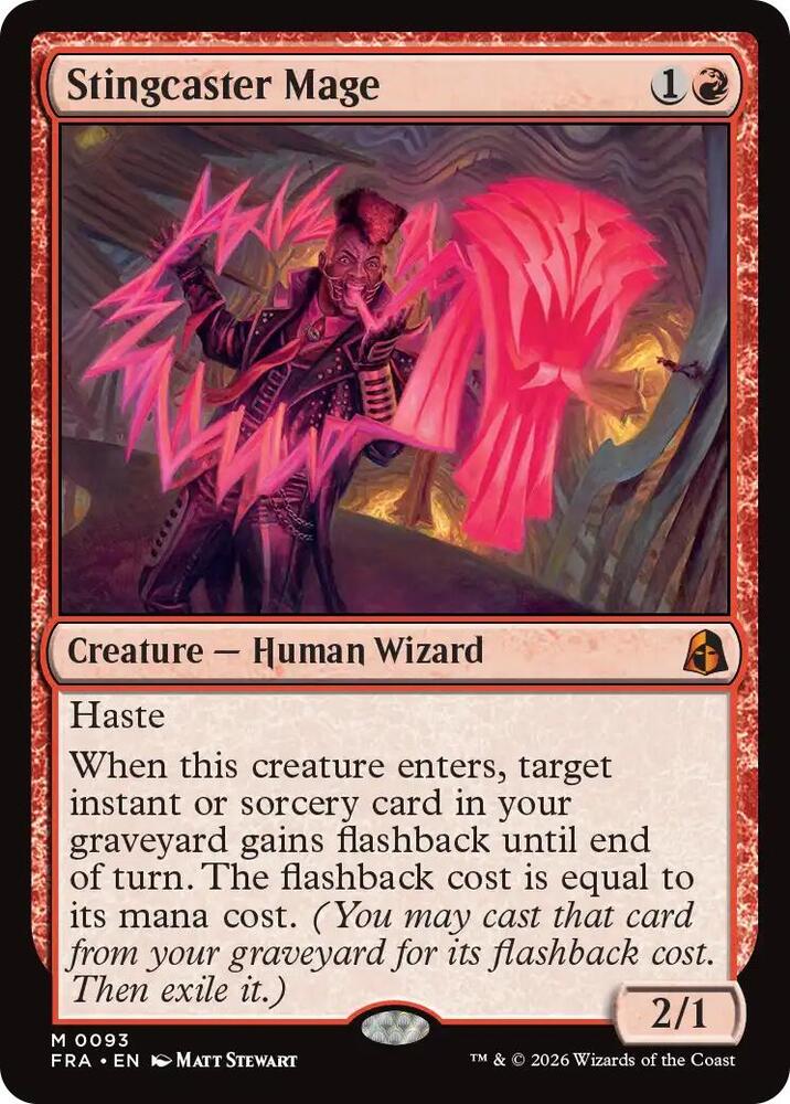 Stingcaster Mage - Reality Fracture (FRA) 93 - FOIL