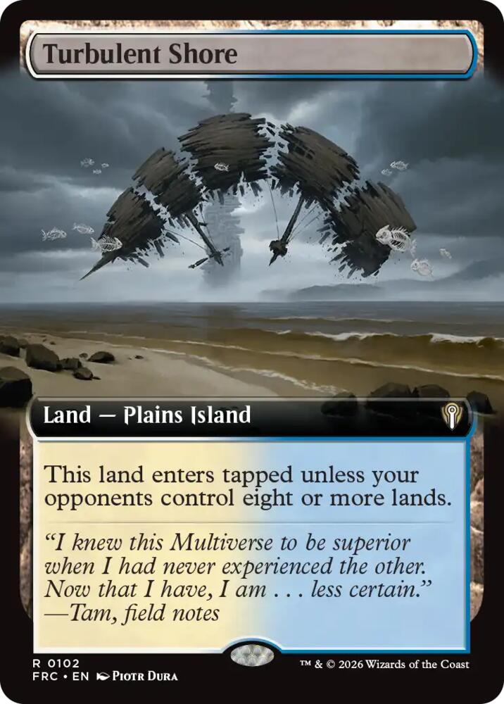 Turbulent Shore (Extended Art) - Commander: Reality Fracture (FRC) 102