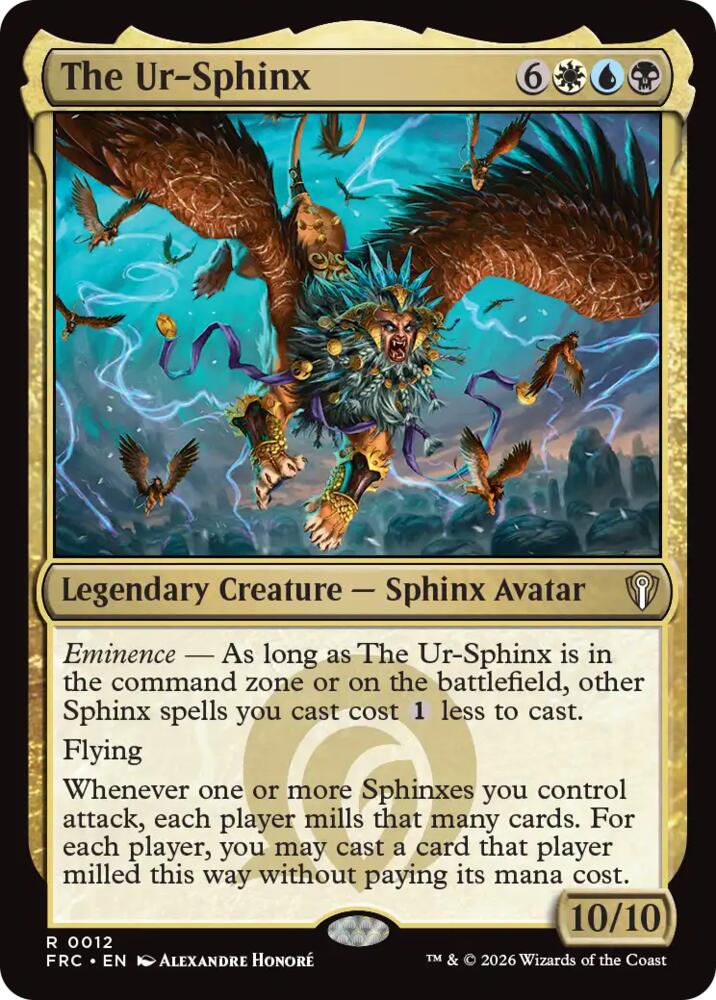 The Ur-Sphinx - Commander: Reality Fracture (FRC) 12