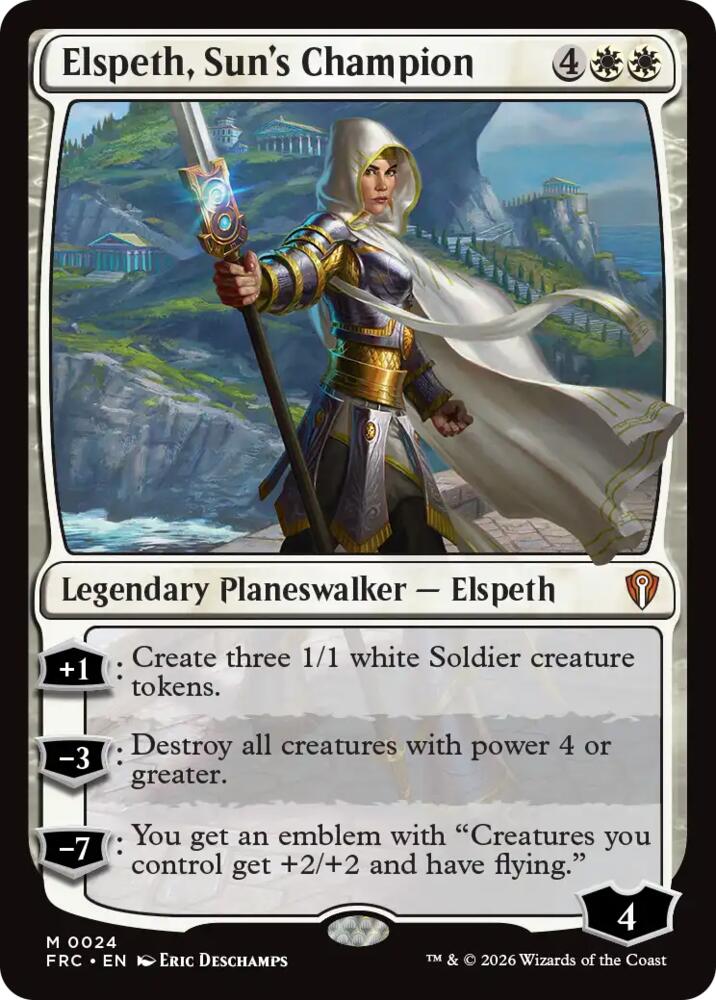 Elspeth, Sun's Champion - Commander: Reality Fracture (FRC) 24