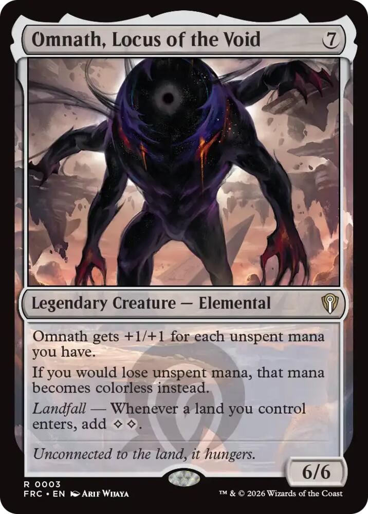 Omnath, Locus of the Void - Commander: Reality Fracture (FRC) 3