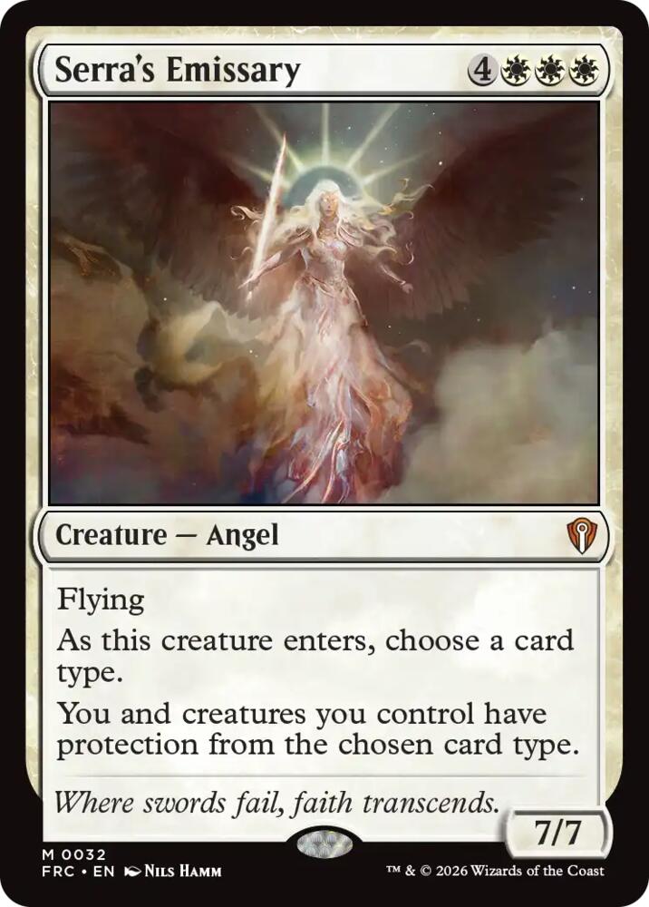 Serra's Emissary - Commander: Reality Fracture (FRC) 32