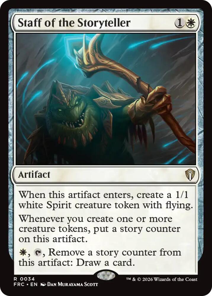 Staff of the Storyteller - Commander: Reality Fracture (FRC) 34