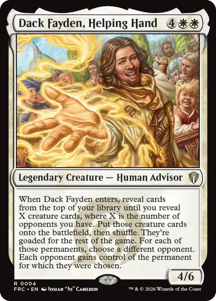 Dack Fayden, Helping Hand - Commander: Reality Fracture (FRC) 4