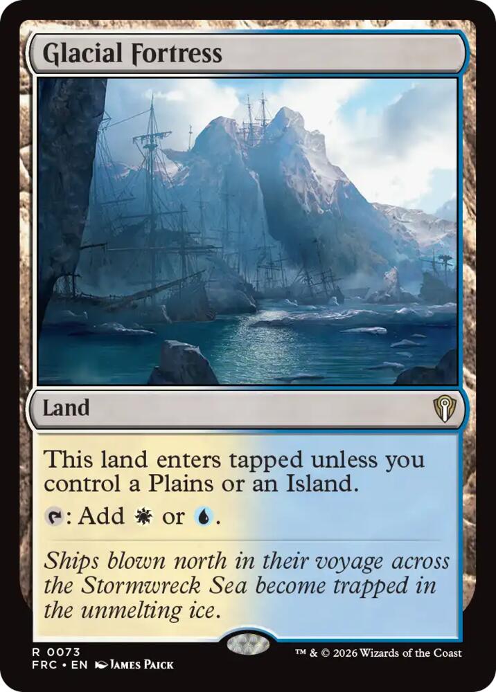 Glacial Fortress - Commander: Reality Fracture (FRC) 73