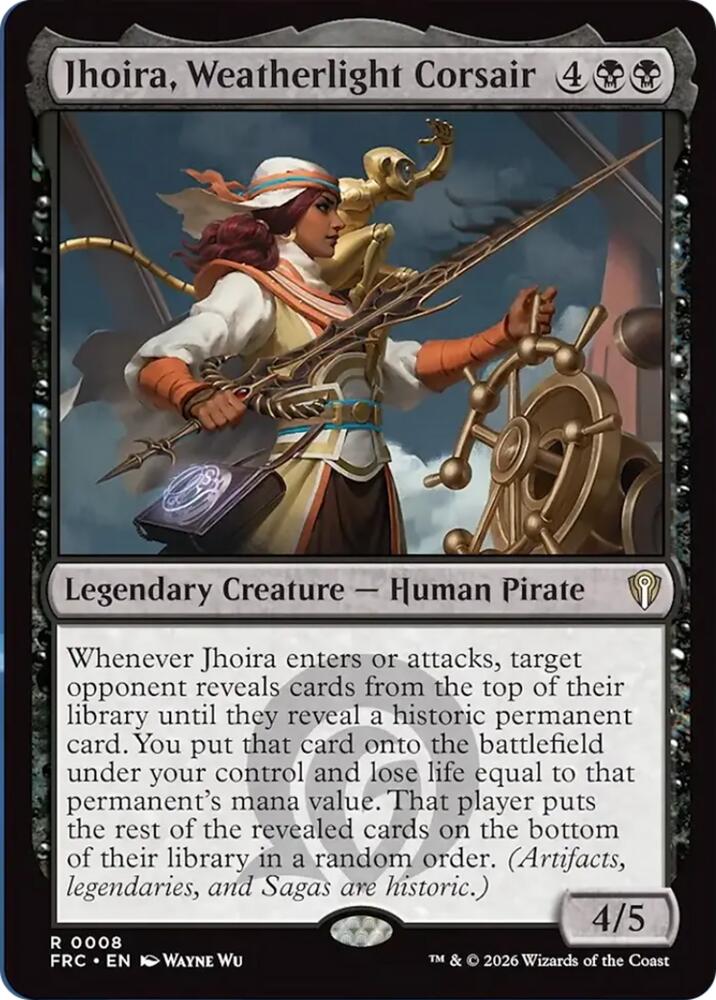 Jhoira, Weatherlight Corsair - Commander: Reality Fracture (FRC) 8