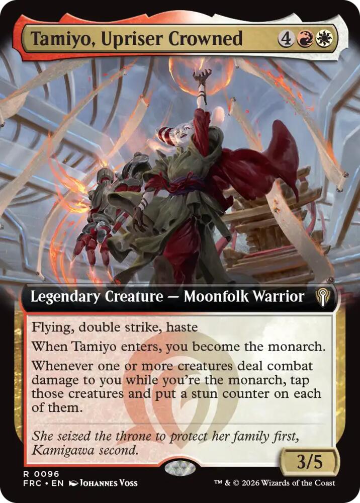 Tamiyo, Upriser Crowned (Extended Art) - Commander: Reality Fracture (FRC) 96
