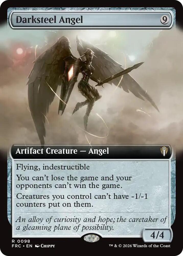 Darksteel Angel (Extended Art) - Commander: Reality Fracture (FRC) 98