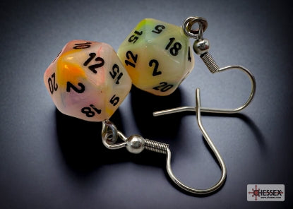 Hook Dice Earring (Various Colors)