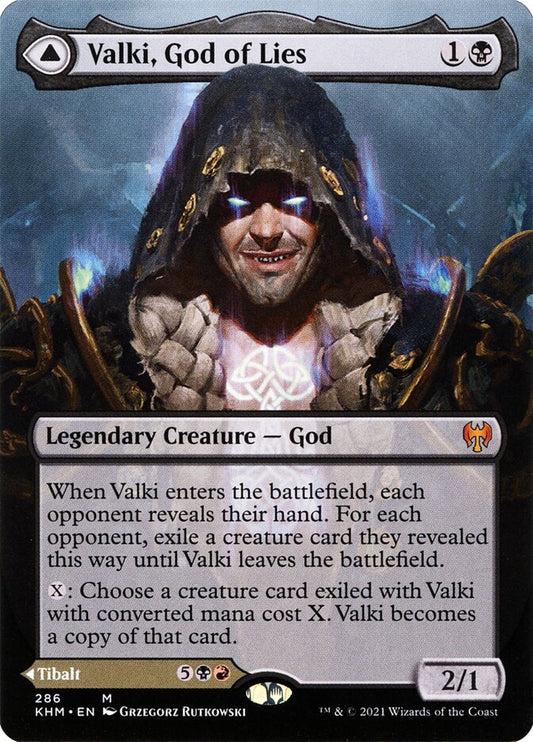 Valki, God of Lies (Borderless) - Kaldheim (KHM)
