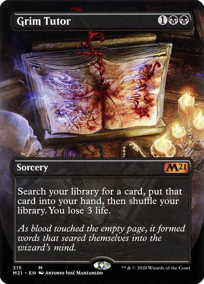 Grim Tutor (Alternate Art) - Core Set 2021 (M21)