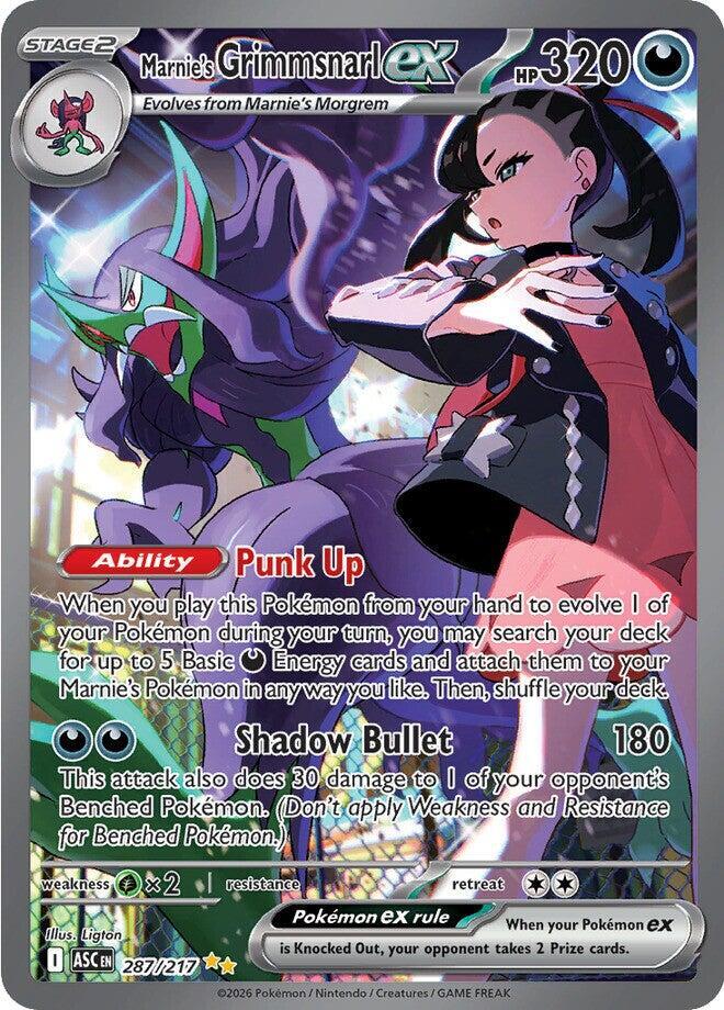 Marnie's Grimmsnarl ex - 287/217 - ME: Ascended Heroes (ASC)