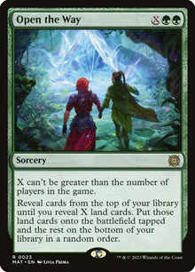 Open the Way - March of the Machine: The Aftermath (MAT) - FOIL