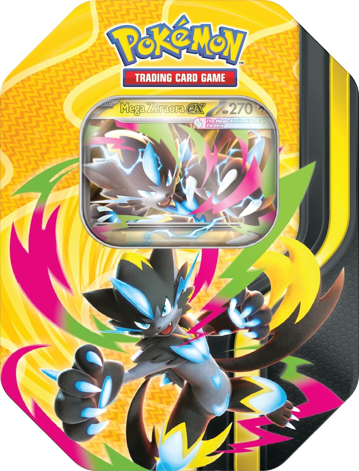 Pokémon TCG Mega Forces Tin Mega Zeraora ex