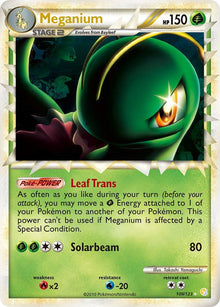 Meganium Prime 109/123 - HeartGold SoulSilver