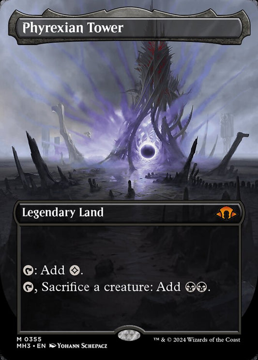 Phyrexian Tower (Borderless) - Modern Horizons 3 (MH3)
