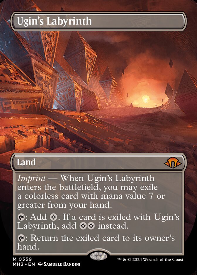 Ugin's Labyrinth (Borderless) - Modern Horizons 3 (MH3)