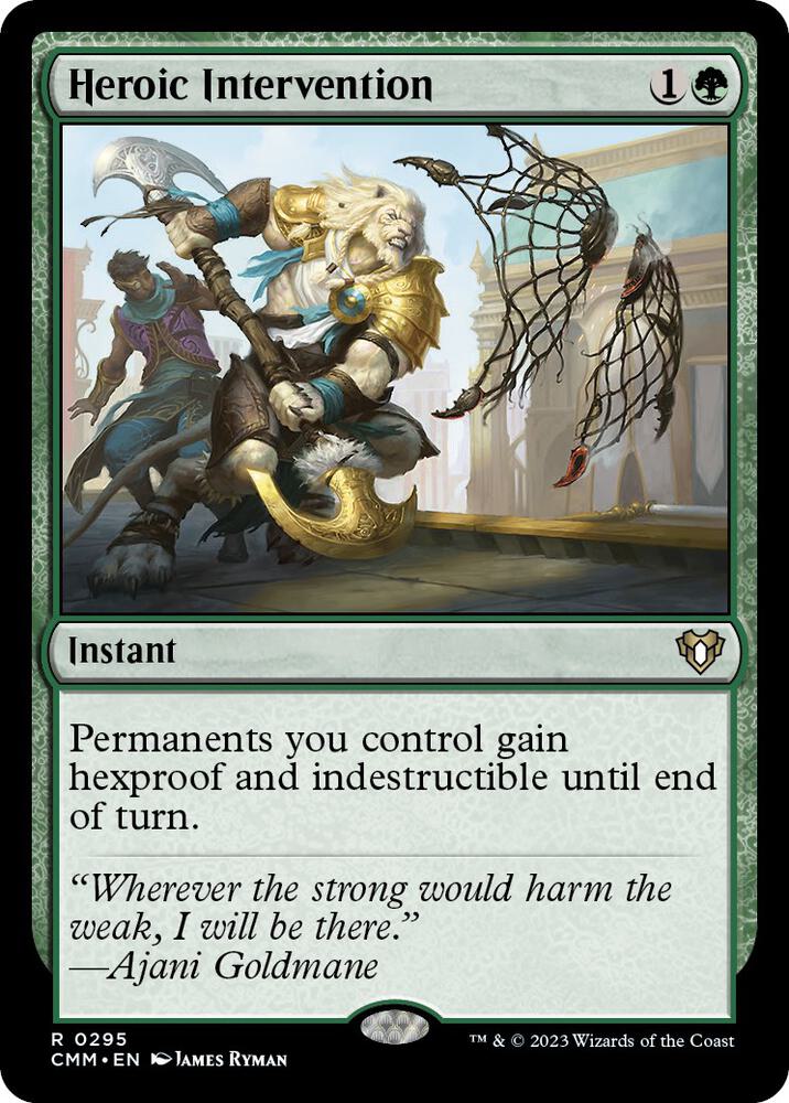 Heroic Intervention - Commander Masters (CMM) 295