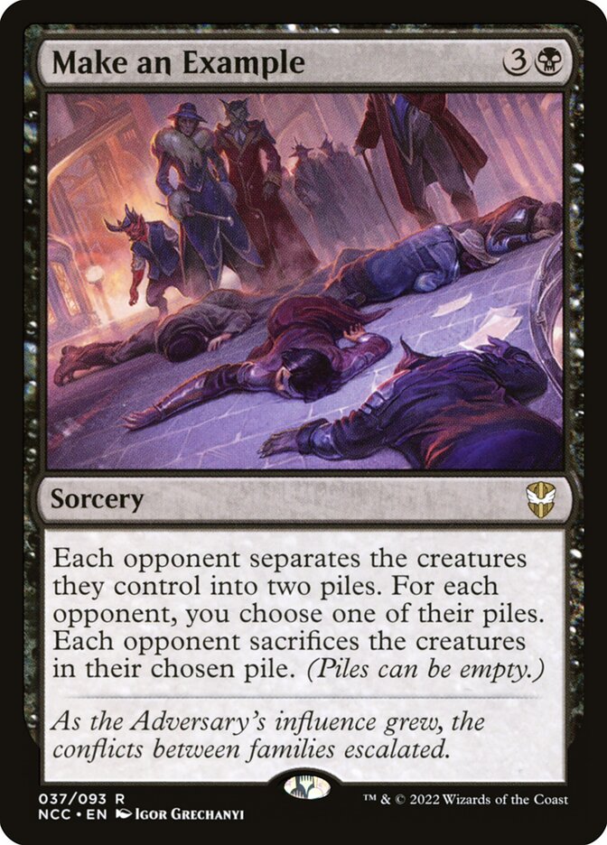 Make an Example - Commander: Streets of New Capenna (NCC)